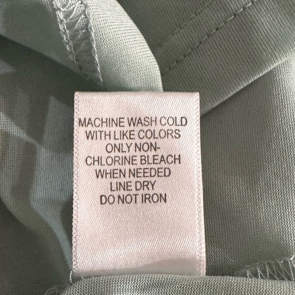 Krazy Kat Mint Green Embroidered Lace Button down Blouse sheer Sleeves size XL - Picture 10 of 10